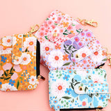 PRINTED HEM CARD HOLDER WALLET KEYCHAIN_CWMM1287