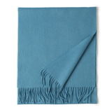 Unisex Wool Scarf Soft Solid Color With Tassels_Cwasc2707