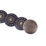 NEW RETRO FASHION RIVET EYELET DISC BELT_CWABE0488