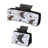 Western Animal Hair Claw Set Leather Shark Clips_Cwasc1619