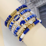 BRACELET 8 PIECE SET POLYMER CLAY BRACELET_CWMM3512