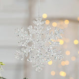 Transparent Xmas Tree Snowflake Reindeer Ornament_Cwmm9800