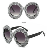 LARGE FRAME OVAL RHINESTONE SUNGLASSES_CWASG0840