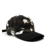 Winter Colorblock Fleece Camo Baseball Cap_Cwah2171