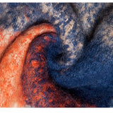 BOUCLE YARN THICK TASSEL COLORFUL PLAID SHAWL_CWASC1208