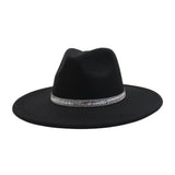 MEN WOMEN WOOL BLEND FEDORA HAT HEART TOP_CWAH04376