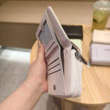 Cute Bow Zip Bifold Wallet For Women_Cwab06227