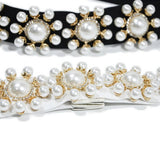 Women'S Pearl-Embellished Elastic Waistband_Cwabe0511