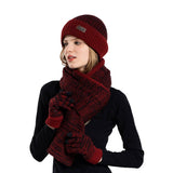 OUTDOOR WARM GLOVES AND SCARF THREE PIECE SET_CWASC1138
