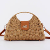 HIGH END FASHIONABLE PAPER ROPE WOVEN BAG_CWAB4710
