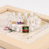 CHERRY BUTTERFLY CHARM LAYERED BRACELET_CWAJE2227