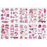 PINK PARTY GIRL TATTOOS CHIC BIRTHDAY STYLE_CWMM8239