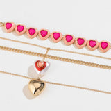 NEW STYLE STACKING NECKLACE FASHION LONG EARRINGS_CWAJE2922