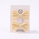 GIRLS PLAID LACE HAIR CLIPS DAILY PRINCESS_CWAHA6738