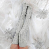 2024 NEW HOLLOW PATTERN LONG STACKED SOCKS_CWMS0851