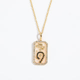 NEW CREATIVE 12 CONSTELLATIONS ZIRCON NECKLACE_CWMM3837