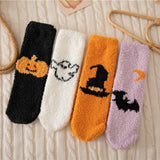 HALLOWEEN THICKENED CORAL FLEECE SOCKS_CWMS0620