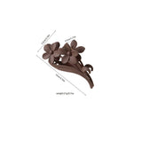 Vintage Flower Hair Clip High Touch Large Grip Clip