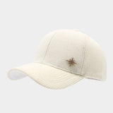 Winter Knit Baseball Cap Women Solid Warm Hat_Cwah04724