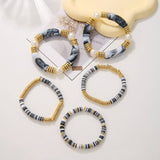 ETHNIC STYLE COLORFUL SOFT CLAY ACRYLIC BRACELETSET_CWMM3530