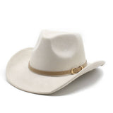NEW ETHNIC FAUX SUEDE HAT BELT WESTERN COWBOY HAT_CWAH2514