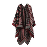 STRIPED SHAWL WARM CASHMERE ALL MATCH CAPE_CWASC2251