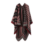 STRIPED SHAWL WARM CASHMERE ALL MATCH CAPE_CWASC2251