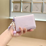 Trifold Short Wallet For Women With Card Slots_Cwab06208