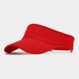 SOLID VISOR HAT SPORTS HIKING MARATHON SUN CAP_CWAH3287