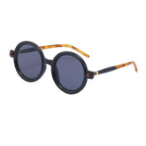 FASHIONABLE THICK ROUND FRAME SUNGLASSES_CWASG0734