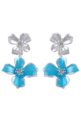 FLOWER DESIGN EARRINGS_CWAJE0460