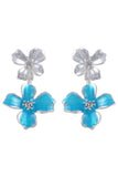 FLOWER DESIGN EARRINGS_CWAJE0460