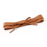 Wide Ribbon Bow Two Circle Belt Waist Seal_Cwabe0338
