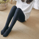 FLEECE NUDE THERMAL TIGHTS SLIM LAYERED LEGGINGS_CWMM8967