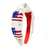 INDEPENDENCE DAY ALPHABET DIAMOND HEADBAND_CWAHA1258