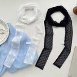 LACE LONG SCARF ELEGANT NECK HAIR TIE FOR WOMEN_CWASC1980