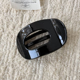Black Bow Hair Clip Elegant Side Bangs Style_Cwaha08132