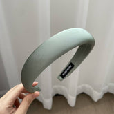 RETRO HIGH END PURE COLOR SIMPLE HEADBAND_CWAHA2851