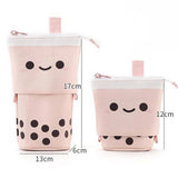 CUTE MILK TEA RETRACTABLE PULL DOWN PENCIL BAG_CWMM1967