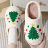 HOME CHRISTMAS TREE WARM COTTON SLIPPERS_CWSHS0290