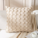 CREAM VINTAGE SOFA PILLOW COVER WAIST CUSHION_CWMM7716