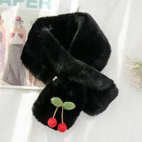 CUTE FAUX RABBIT FUR SCARF FOR WOMEN WARMTH_CWASC1259