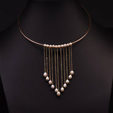 Vintage Niche Natural Freshwater Pearl Necklace