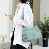 SIMPLE AND ELEGANT NYLON CROSSBODY SHOULDER BAG_CWASC1748