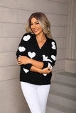 Valentines Day Long-Sleeved Knitted Cardigan