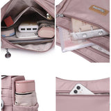 MULTI COMPARTMENT NYLON SHOULDER AND CROSSBODY BAG_CWASC1759