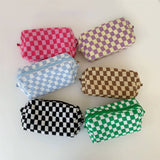 PLAID WASH BAG COSMETIC BAG_CWAB1031