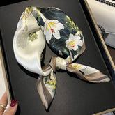 SILK SCARF FOR WOMEN VERSATILE SPRING SUMMER_CWASC0543