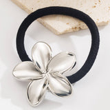 NEW MINIMALIST FLOWER HAIR TIE FOR PONYTAILS_CWAHA6202