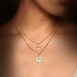 STAINLESS STEEL FASHION CROSS NECKLACE_CWMM5709